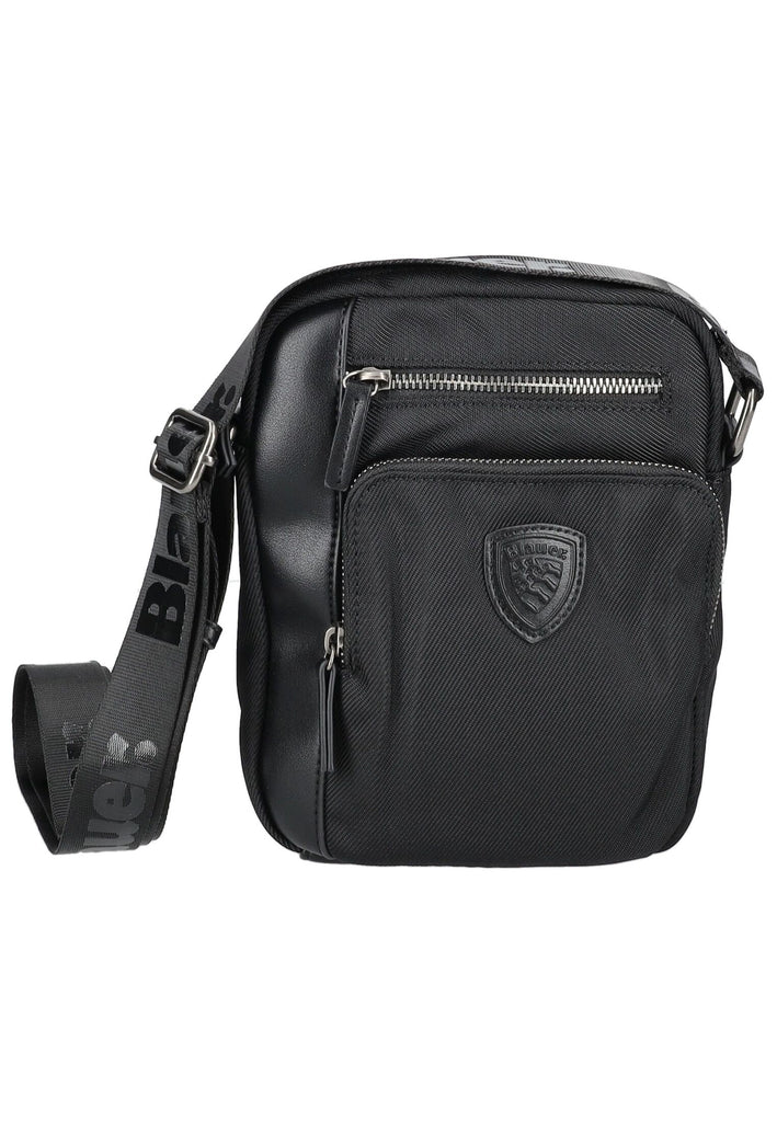 Blauer Taschen Lederimitat/Textil Schwarz - surf4shoes
