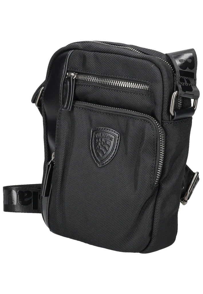 Blauer Taschen Lederimitat/Textil Schwarz - surf4shoes