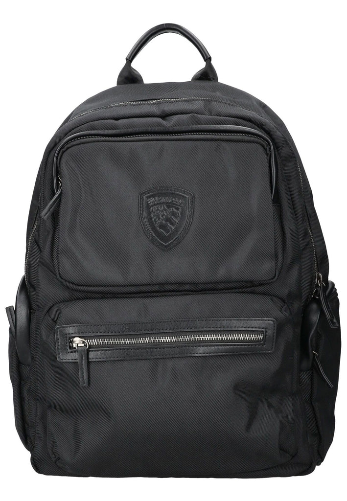 Blauer Taschen Lederimitat/Textil Schwarz - surf4shoes