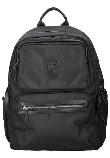 Blauer Taschen Lederimitat/Textil Schwarz - surf4shoes