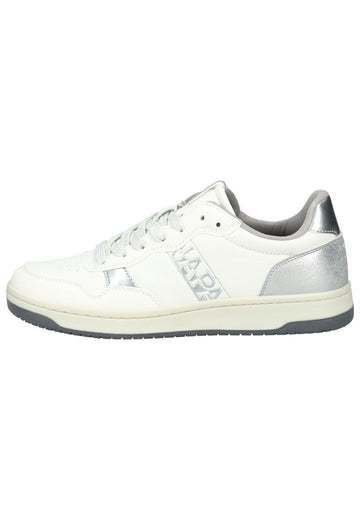 Napapijri Sneaker Lederimitat/Textil Weiß - surf4shoes