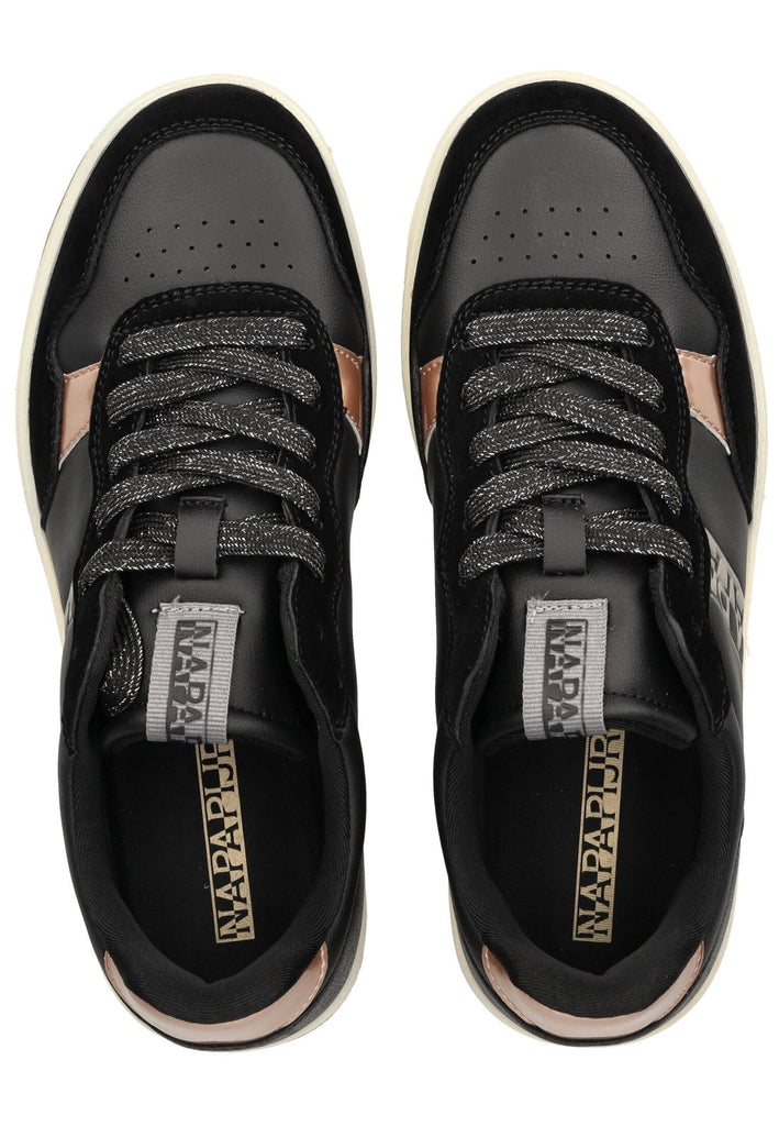 Napapijri Sneaker Lederimitat/Textil Schwarz - surf4shoes