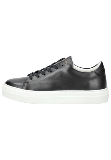 Sneaky Steve Sneaker Leder Schwarz - surf4shoes