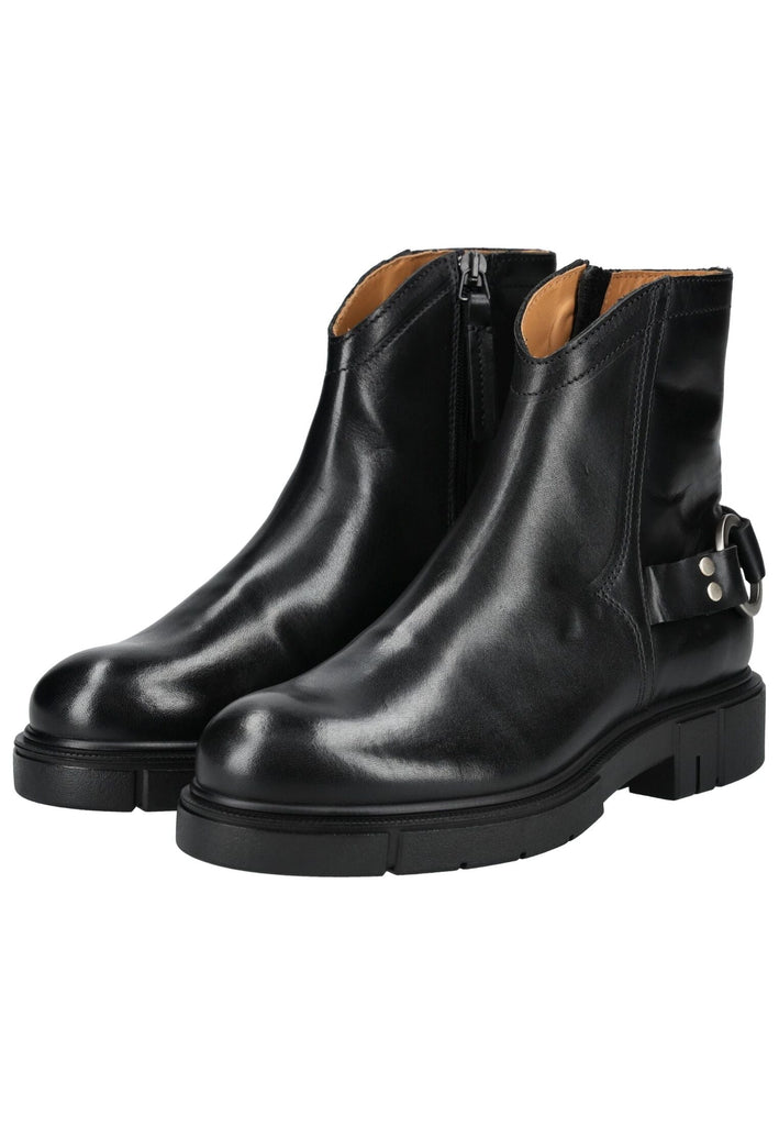 Sneaky Steve Stiefelette Leder Schwarz - surf4shoes