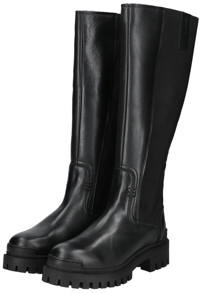 Pavement Stiefel Leder/Textil Schwarz - surf4shoes