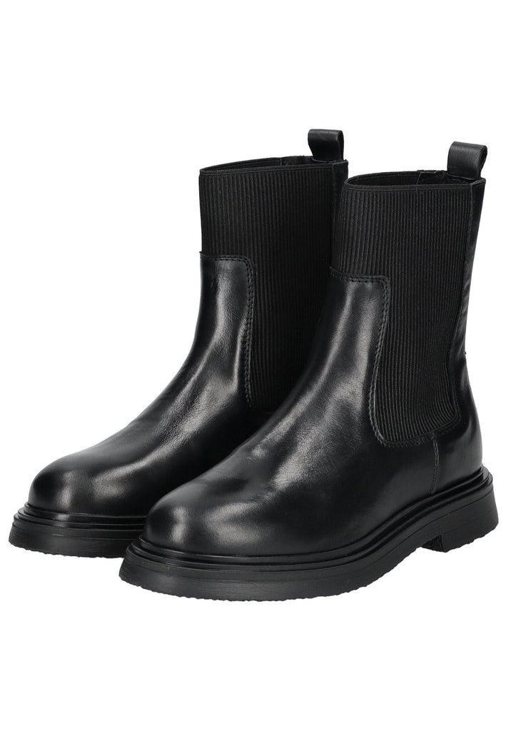 Pavement Stiefelette Leder/Textil Schwarz - surf4shoes