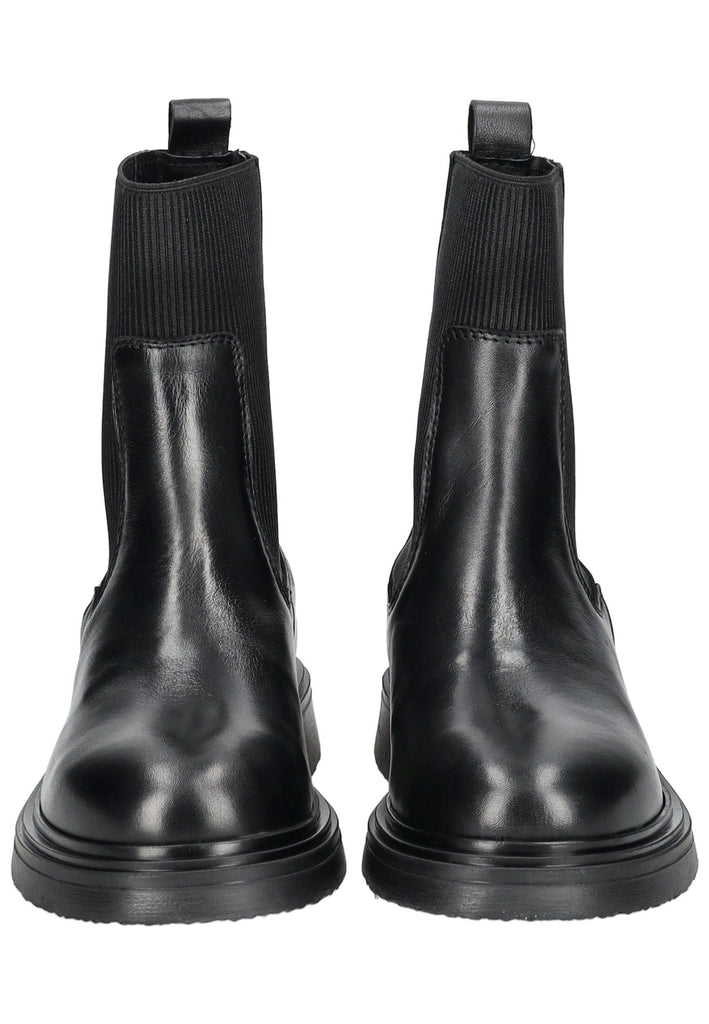 Pavement Stiefelette Leder/Textil Schwarz - surf4shoes