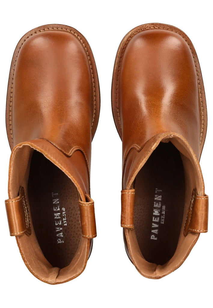 Pavement Stiefelette Leder Tan - surf4shoes
