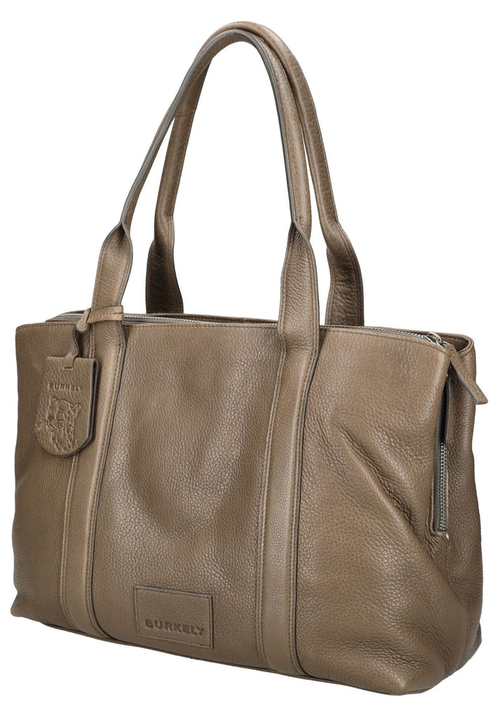 BURKELY Taschen Glattleder Taupe - surf4shoes