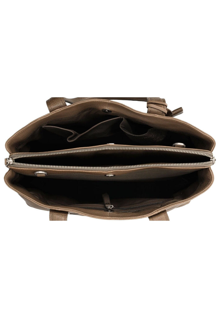 BURKELY Taschen Glattleder Taupe - surf4shoes