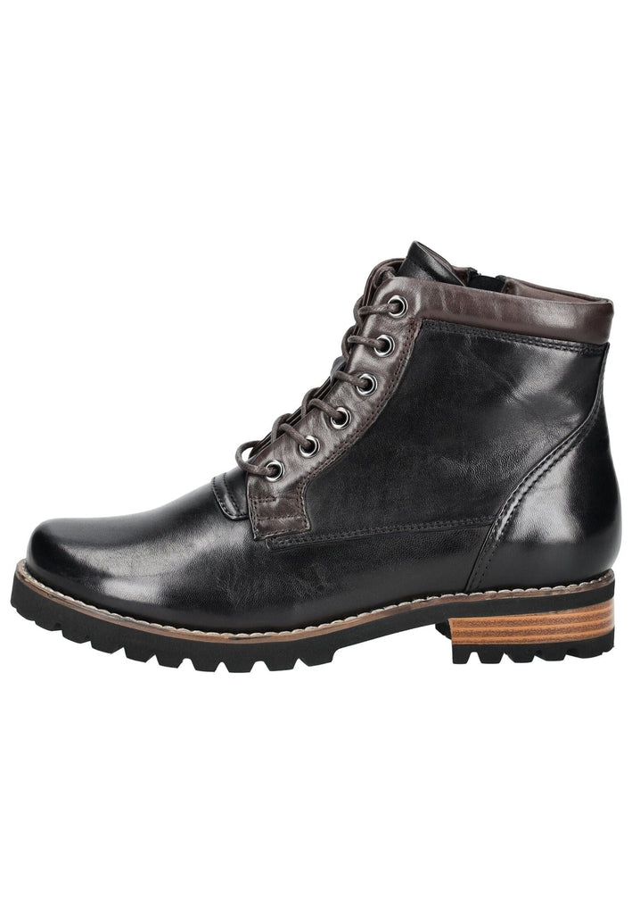 Regarde Le Ciel Stiefelette Leder Schwarz Warmfutter - surf4shoes