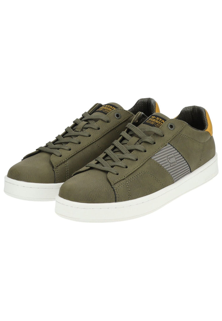 G-Star Sneaker Lederimitat/Textil Olive - surf4shoes