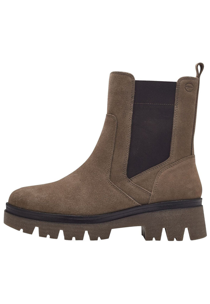 Tamaris Comfort Stiefelette Veloursleder/Textil Pepper Warmfutter - surf4shoes