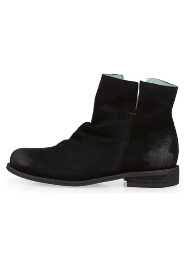 FELMINI Stiefelette Veloursleder Schwarz - surf4shoes