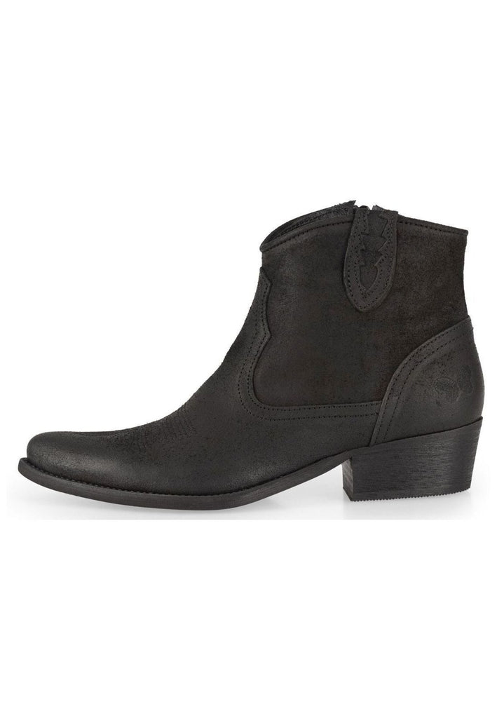 FELMINI Stiefelette Veloursleder Schwarz - surf4shoes