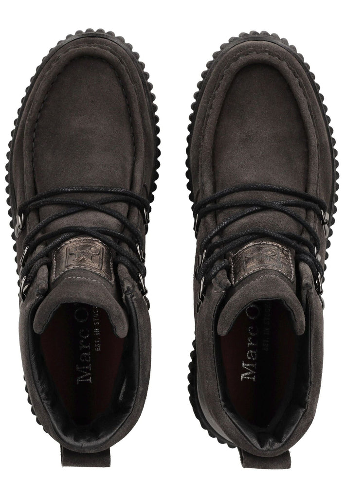 Marc O Polo Stiefelette Veloursleder Graphite - surf4shoes