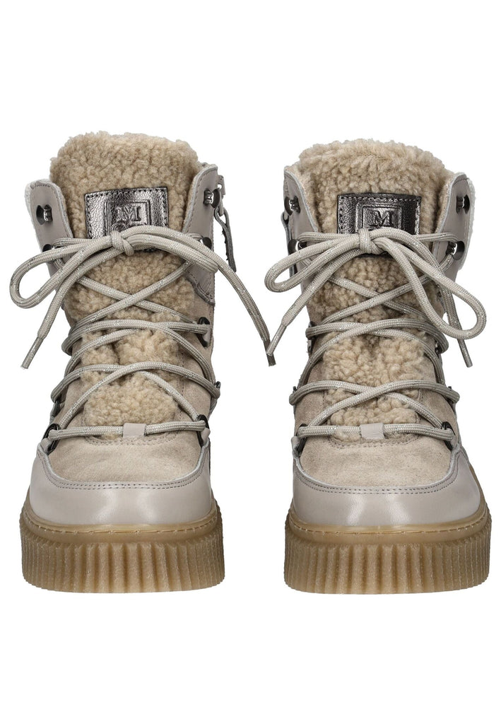 Marc O Polo Stiefelette Leder/Textil Taupe/Beige Warmfutter - surf4shoes