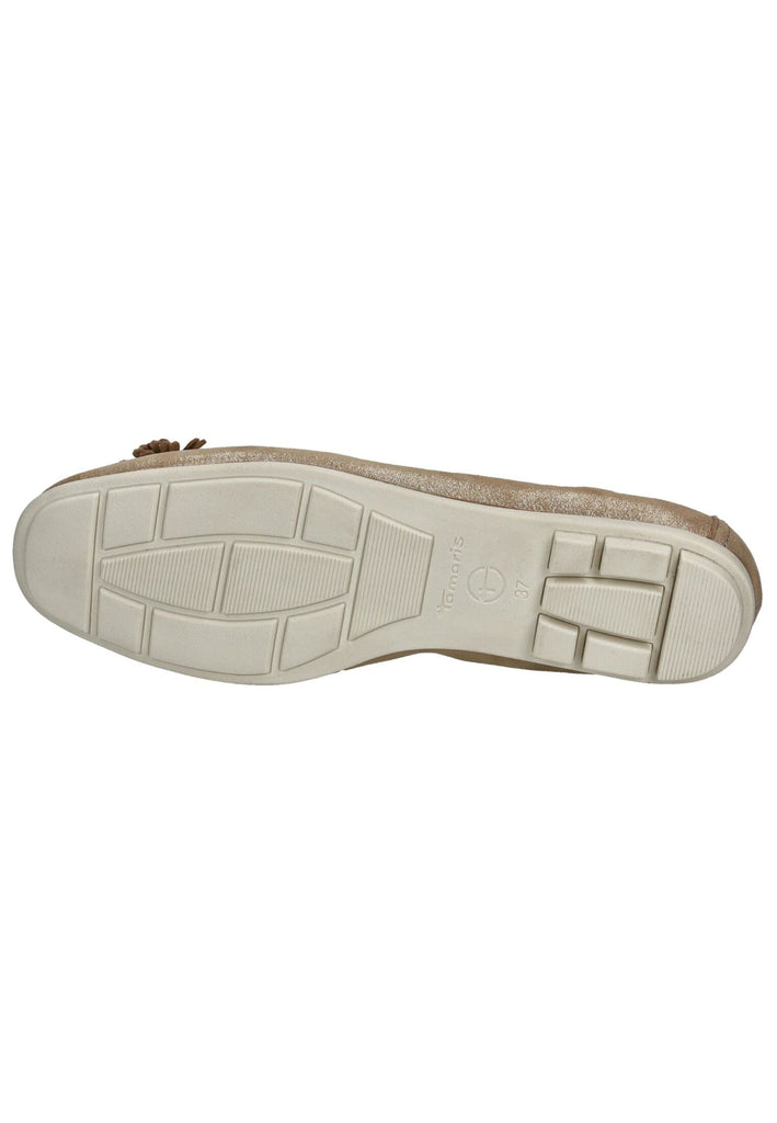 Tamaris Ballerinas Leder Hellgold - surf4shoes