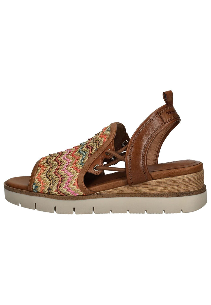Tamaris Sandalen Leder/Textil Multicolor - surf4shoes