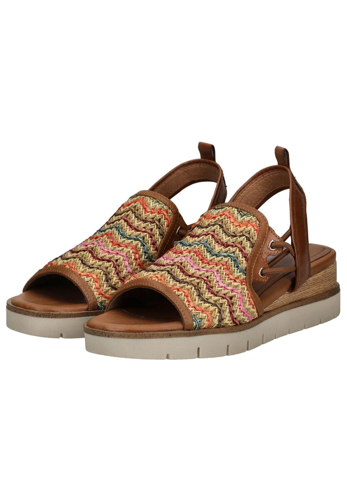 Tamaris Sandalen Leder/Textil Multicolor - surf4shoes