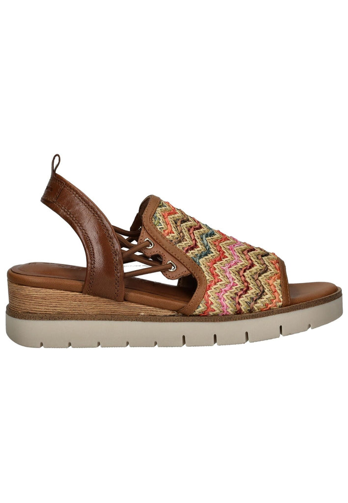 Tamaris Sandalen Leder/Textil Multicolor - surf4shoes