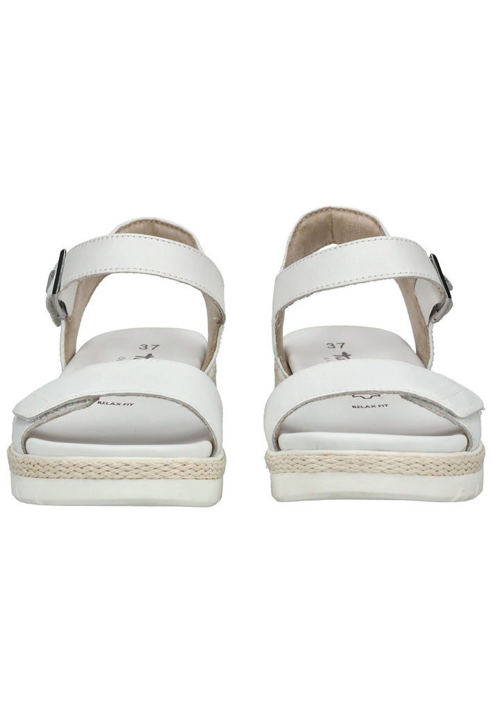 Tamaris Sandalen Leder Weiß - surf4shoes