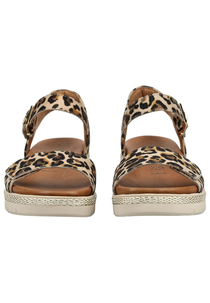 Tamaris Sandalen Leder Leopard - surf4shoes