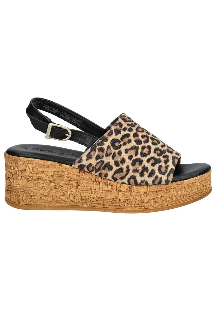 Tamaris Sandalen Leder Leopard - surf4shoes