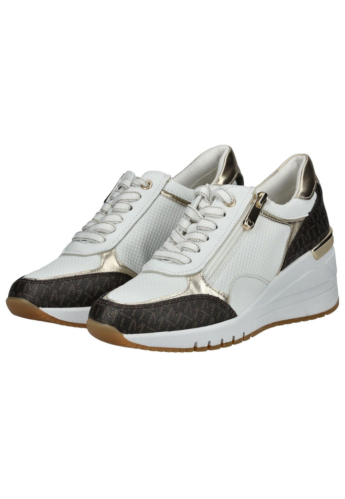 Marco Tozzi Sneaker Lederimitat Weiß/Schwarz - surf4shoes