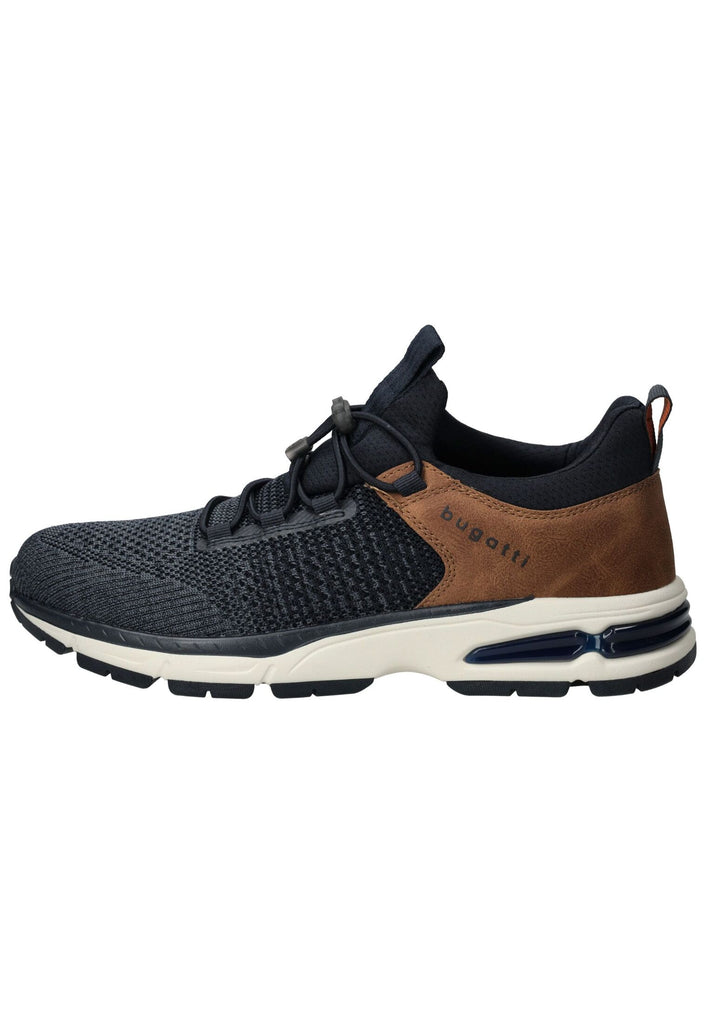 Bugatti Sneaker Textil Blau/Braun - surf4shoes