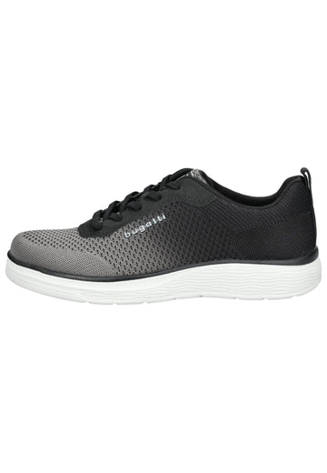 Bugatti Sneaker Textil Schwarz/Grau - surf4shoes