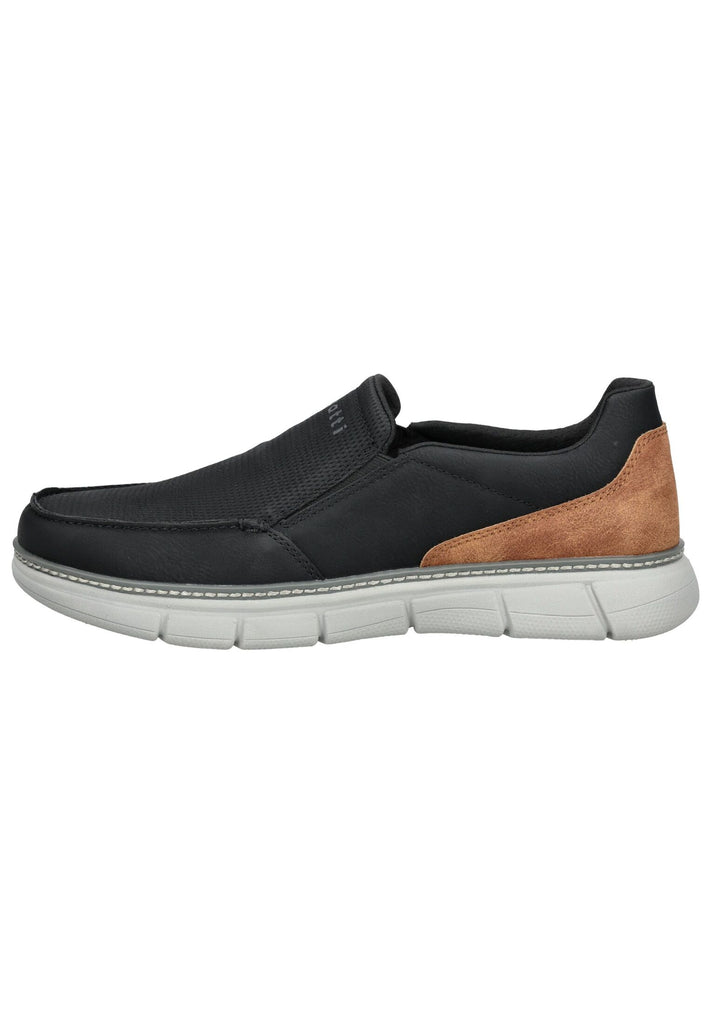 Bugatti Slipper Lederimitat Schwarz - surf4shoes