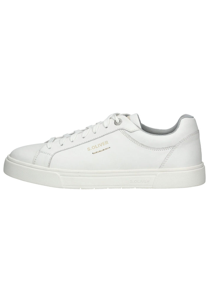 s.Oliver Sneaker Leder Weiß - surf4shoes