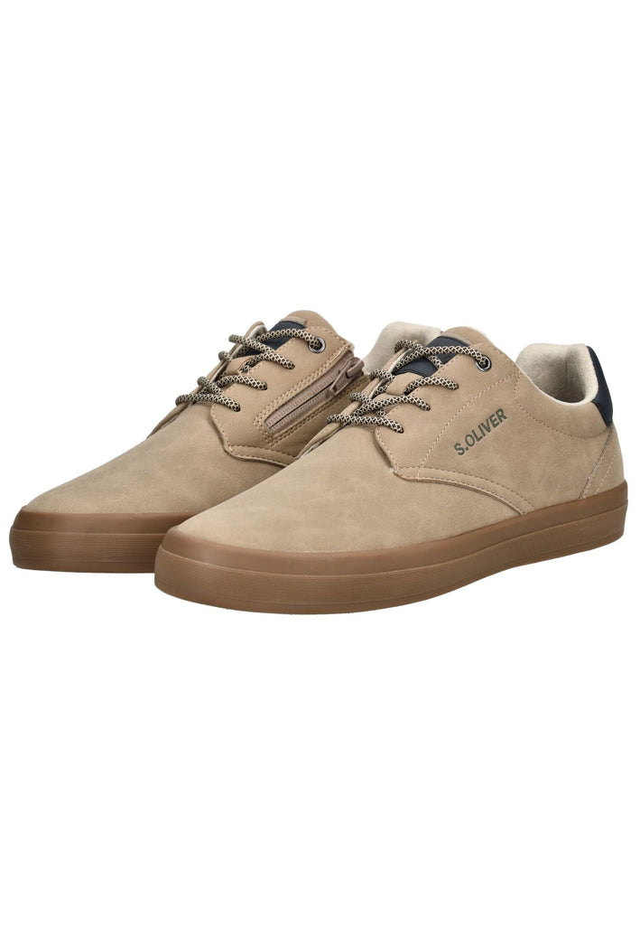 s.Oliver Sneaker Lederimitat Taupe - surf4shoes