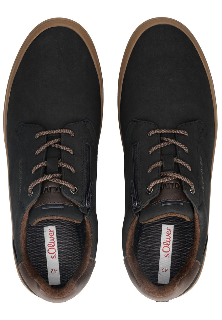 s.Oliver Sneaker Lederimitat Dunkelblau - surf4shoes