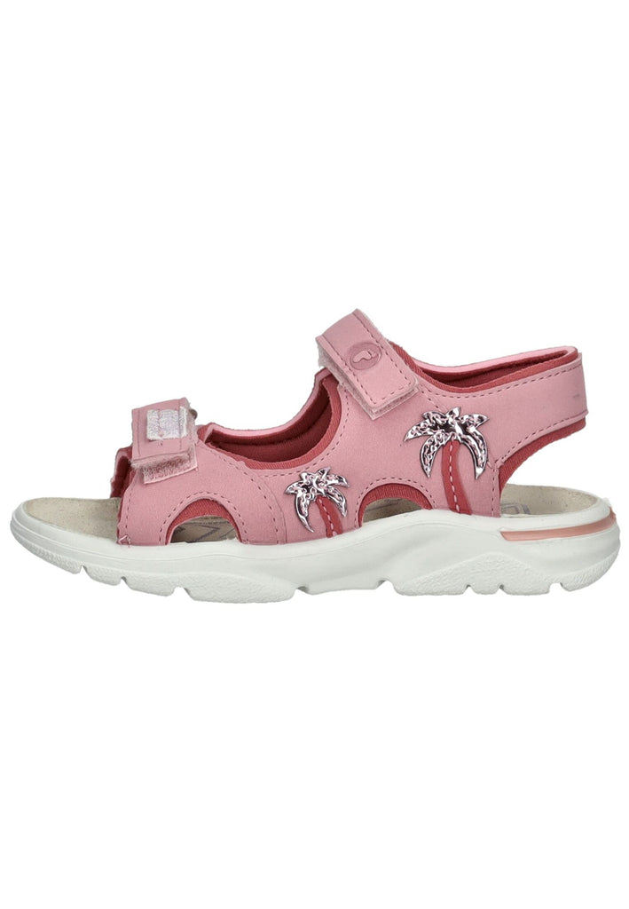 Ricosta Sandalen Lederimitat/Textil Rosa - surf4shoes