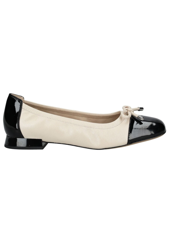 Caprice Ballerinas Leder Creme - surf4shoes