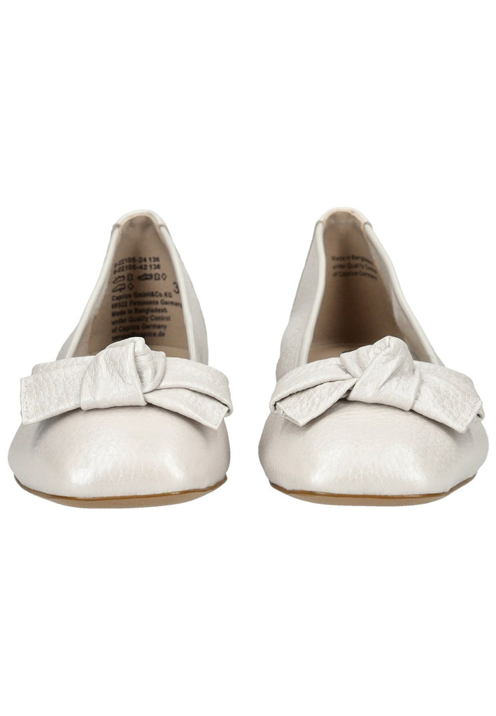 Caprice Ballerinas Leder Beige - surf4shoes