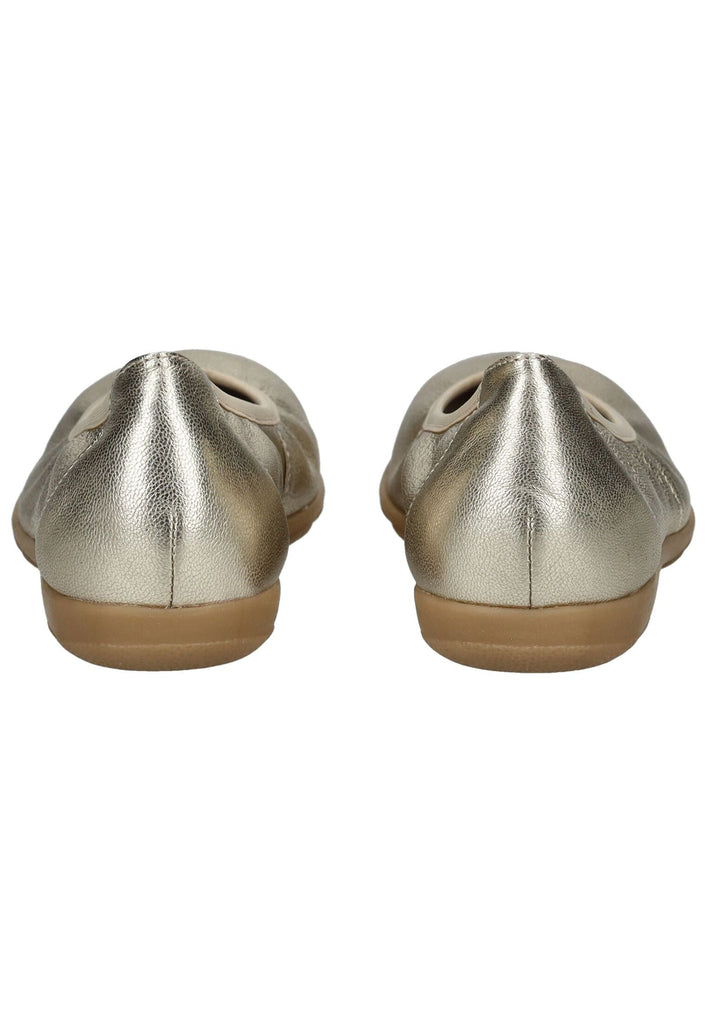 Caprice Ballerinas Leder Platin - surf4shoes