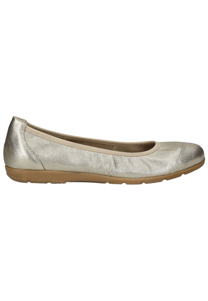 Caprice Ballerinas Leder Platin - surf4shoes