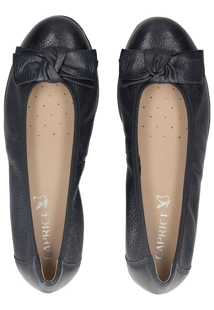 Caprice Ballerinas Leder Ozean - surf4shoes