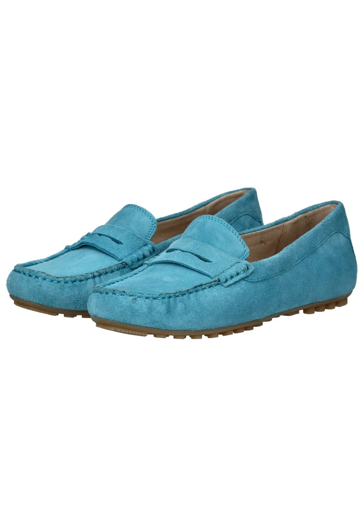 Caprice Slipper Veloursleder Blau - surf4shoes