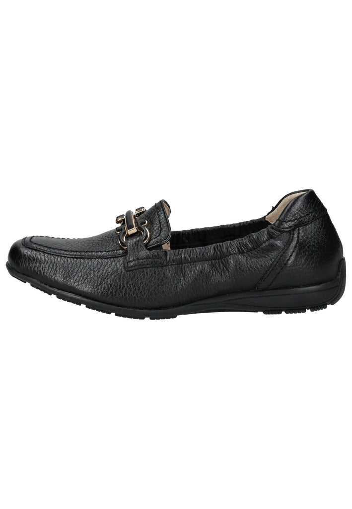 Caprice Slipper Leder Schwarz - surf4shoes