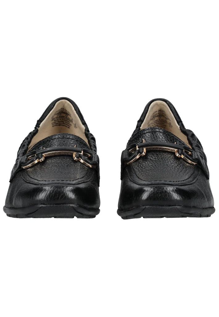 Caprice Slipper Leder Schwarz - surf4shoes