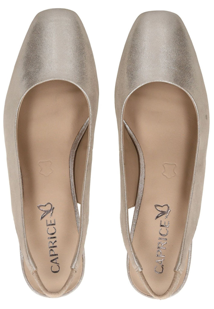 Caprice Pumps Leder Taupe - surf4shoes