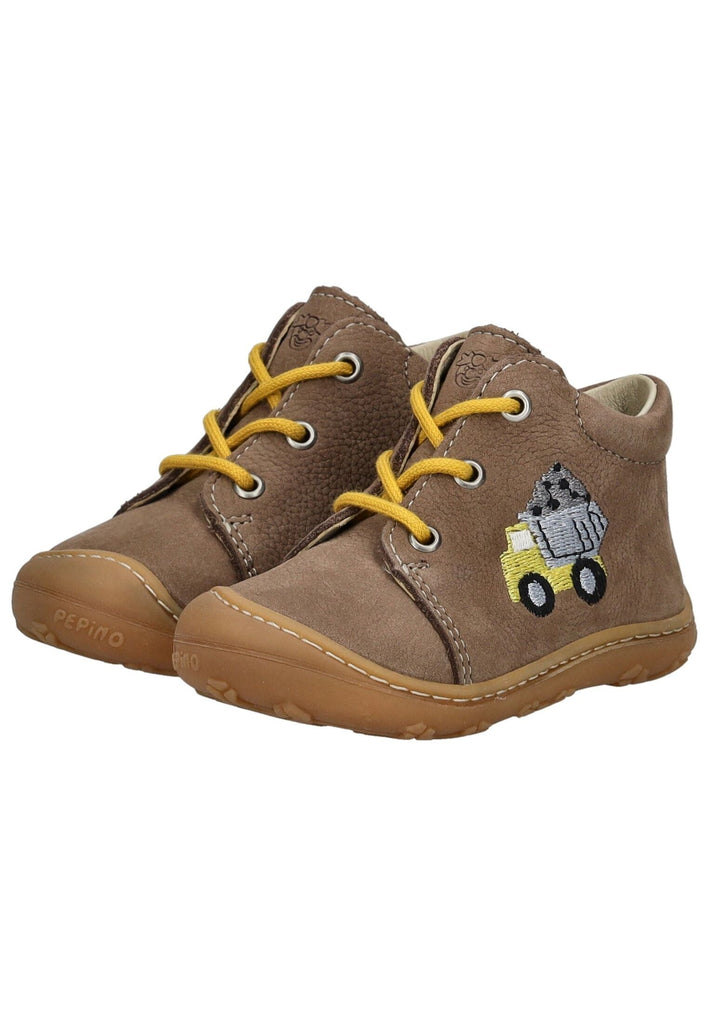 Pepino Halbschuhe Leder Schoko - surf4shoes