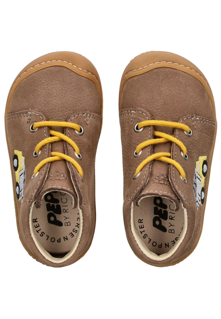 Pepino Halbschuhe Leder Schoko - surf4shoes