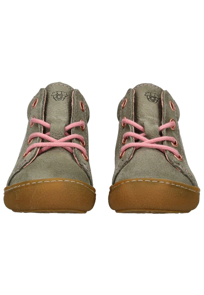 Pepino Halbschuhe Leder Grau/Rosa - surf4shoes