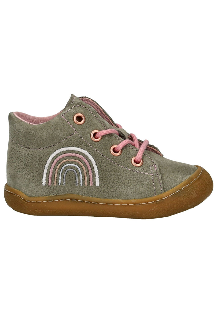 Pepino Halbschuhe Leder Grau/Rosa - surf4shoes