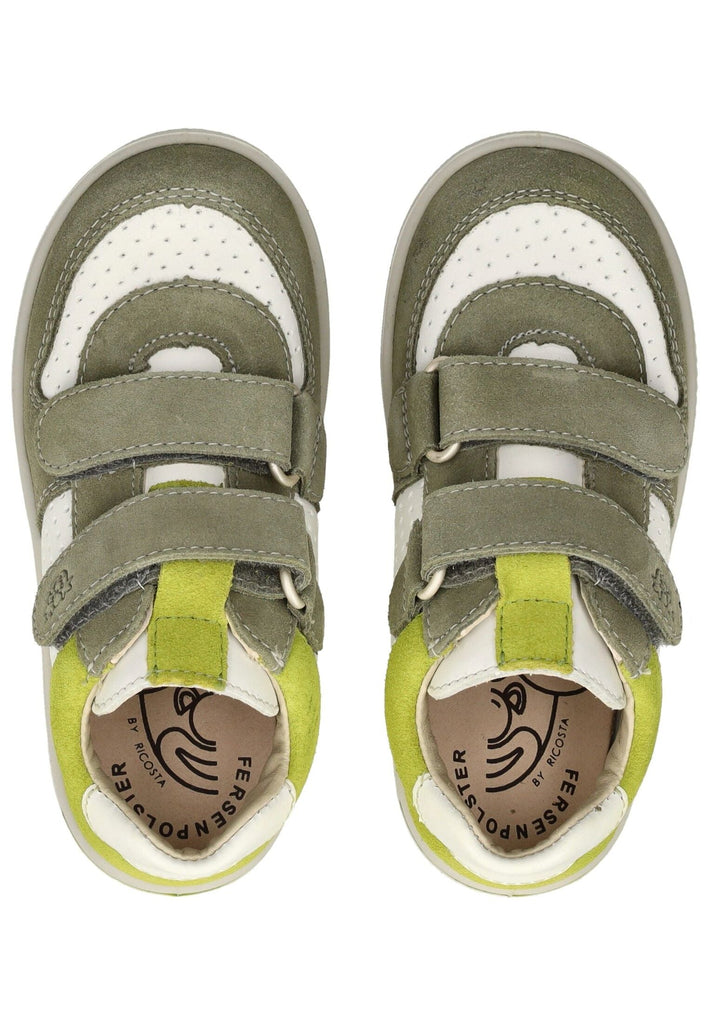 Pepino Halbschuhe Leder Weiß/Grün - surf4shoes